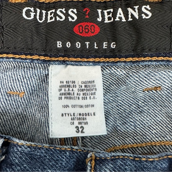 Vintage Guess High Rise Mom Jeans Tapered Leg Size 29 Waist - Picture 6 of 10